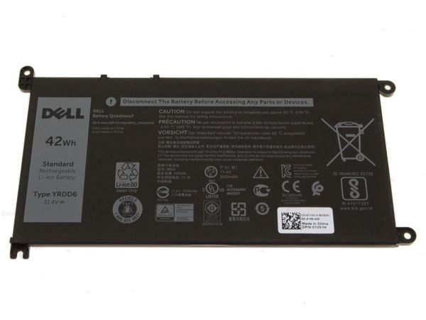 YRDD6 Laptop Battery Compatible with Dell Inspiron 5485 5491 5493 Vostro 5481 5490 Series Inspiron 3481 VM732 0VM732 01VX1H-- MPN: YRDD6