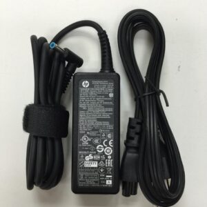 HP original 45W HP Stream 11 13 14 X2 Series Envy x360 HP ProBook 340 455 Elitebook 840 Charger AC Adapter:HP-45W BLUE PIN