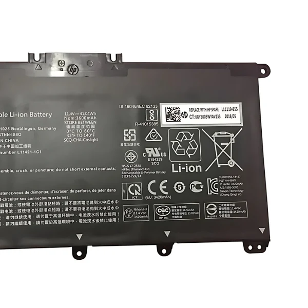 HP TF03XL HT03XL battery for Pavilion X360 14-CD, Pavilion 14-BF, 14-BK, 15-DA,15-CC, 15-CD, 15-CK-- MPN: TF03XL/HT03XL 1 Year Warranty - Image 7