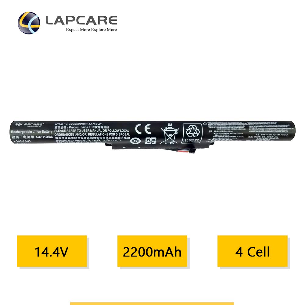 Lenovo 14.4 V 2200 mAh 4 Cell Compatible Laptop Battery for Lenovo Z51-70 L14L4E01 - Image 3