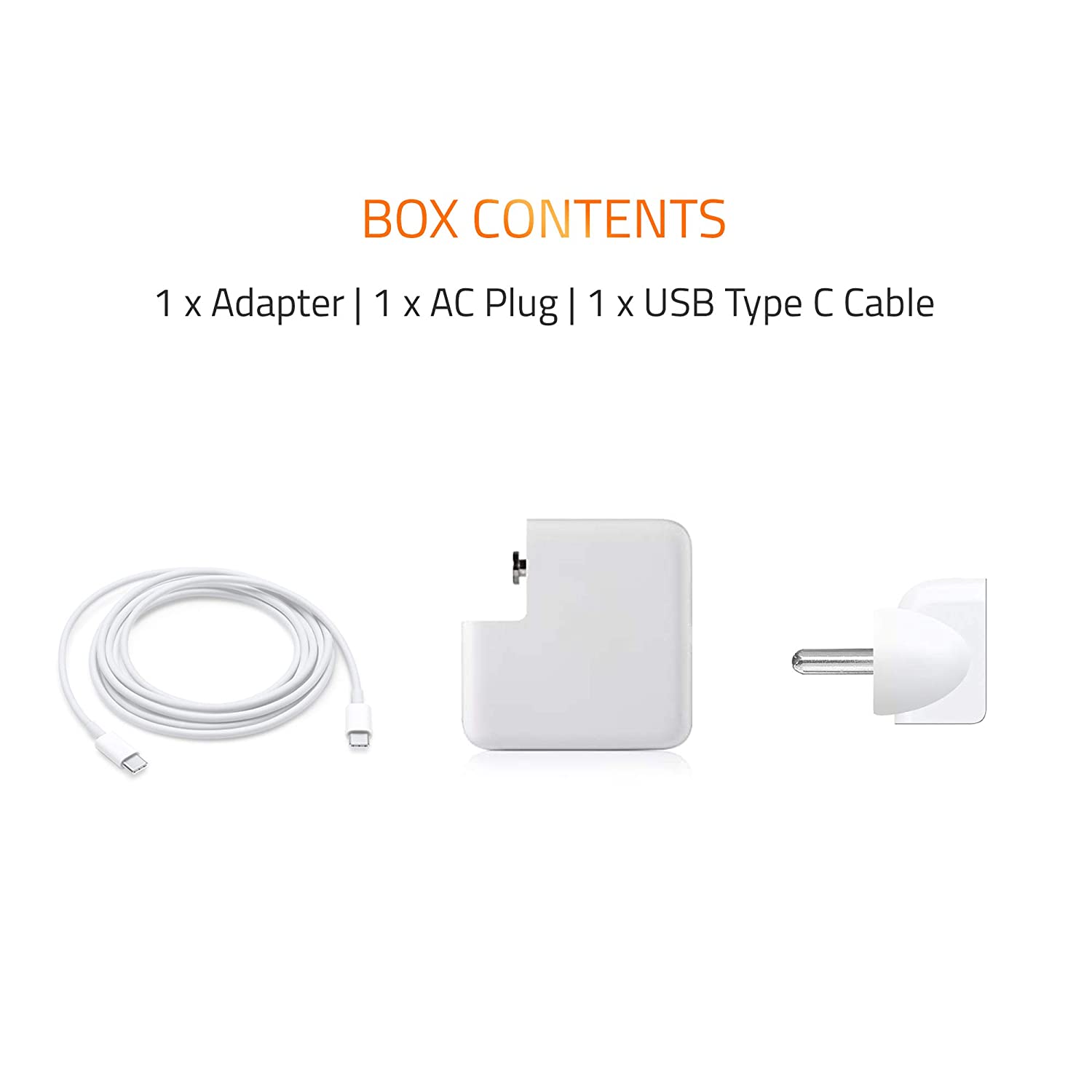 Apple 30 Watts USB Type C Laptop Adapter/Charger Compatible with MB Air 13” (20V,1.5A) 2018 - Image 3