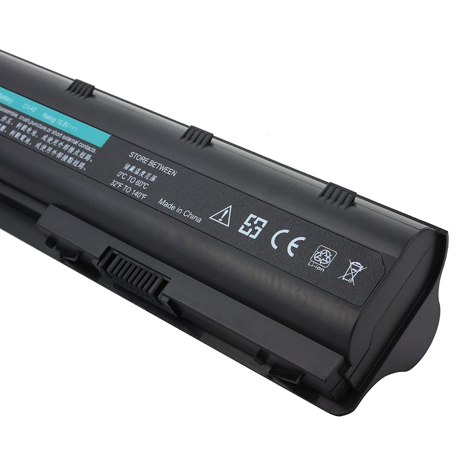 9 Cell Laptop Battery for HP MU06 430 G32 G4 G42 G56 G6 G62 G6T G7 G72 G6 DM4 DV6-3000 COMPAQ CQ32 CQ42 CQ43 CQ430 CQ62 CQ630 CQ72 593553-001-- MPN: MU06 1 Year Warranty - Image 2