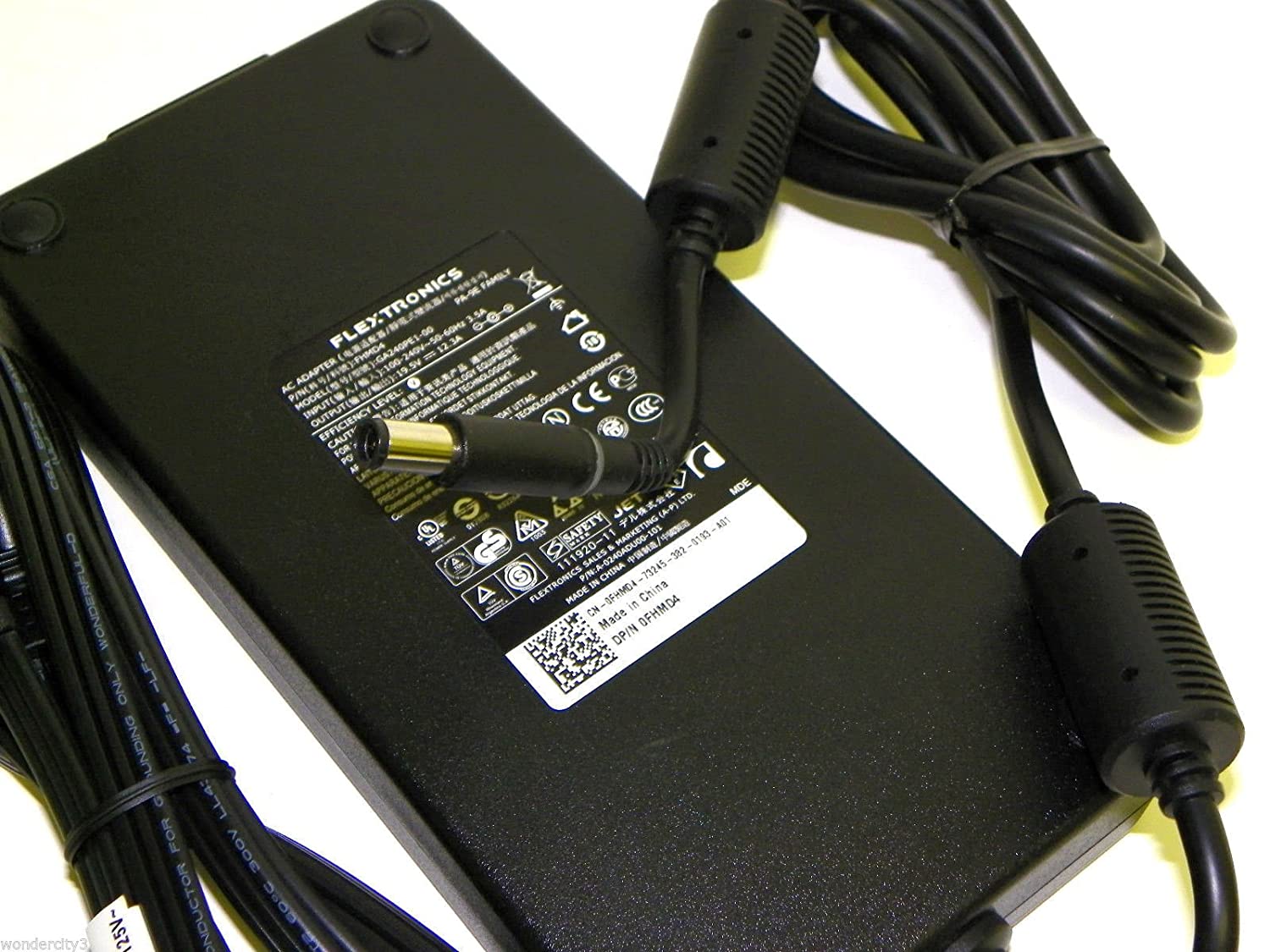 Dell Pa-9e 240W Ac Adapter Fhmd4 for Alienware M17x R4 M18x Genuine OEM-- MPN: Dell 240W Adapter - Image 2