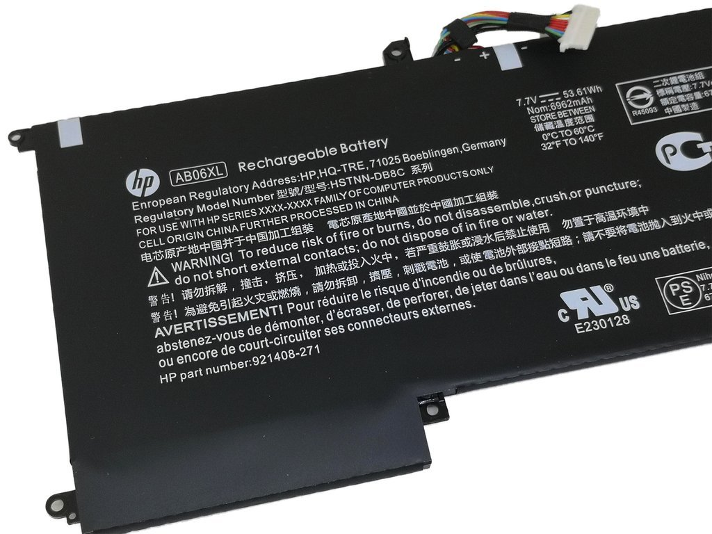 HP original Laptop Battery for HP AB06XL (53.61Wh, 6 cells) - Image 2