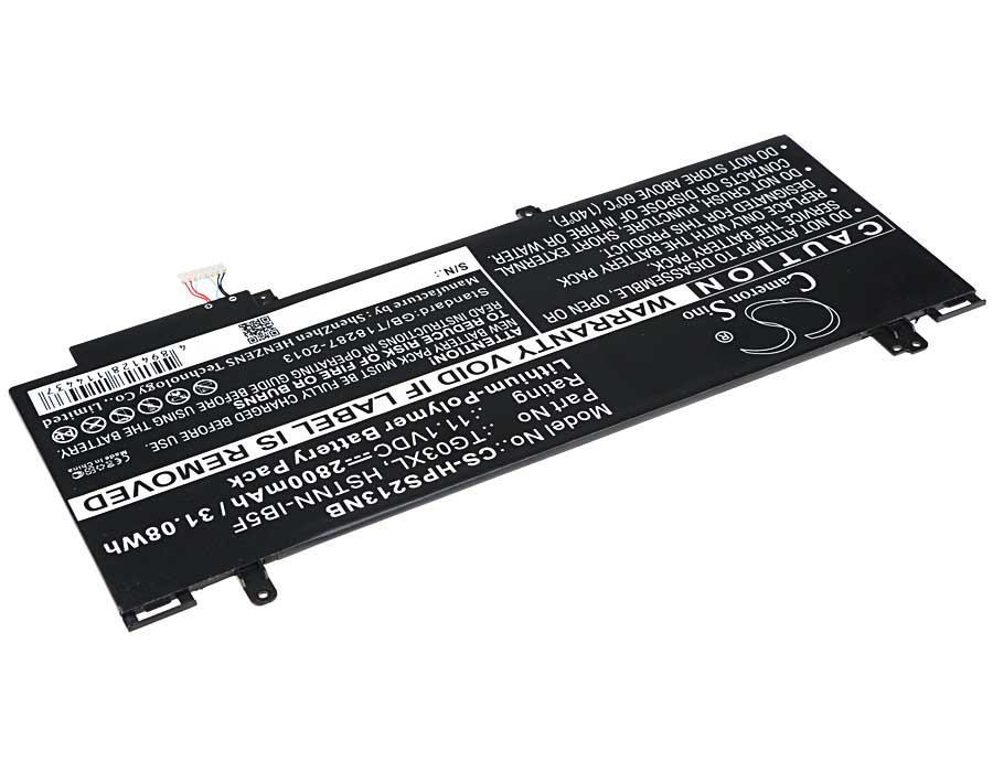 HP TG03XL Battery - 2800mAh Li-Polymer - Image 2