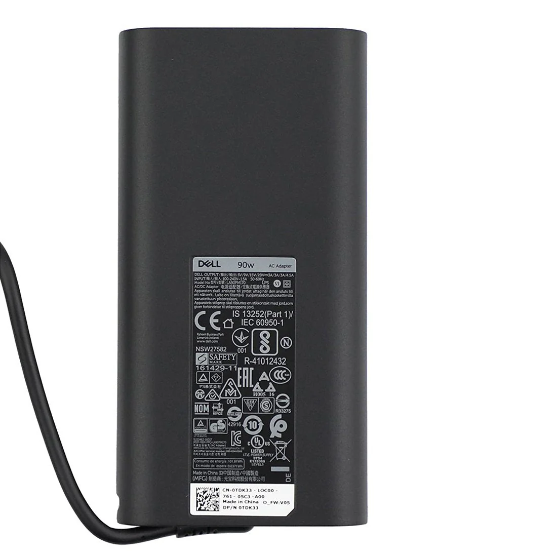 90W USB C Laptop Charger for Dell Latitude Precision Type C Charger Dell XPS 15 13 12 Latitude 5420 Chromebook 3100 LA90PM170 DA90PM170 DA65NM170 AC Adapter Power Cord Replacement