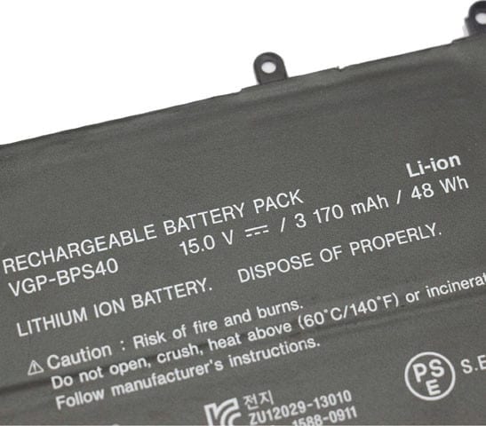 Sony VGP-BPS40 battery for Vaio FIT 14A FIT 15A VAIO FLIP SVF 14A FLIP SVF 15A SVF14N SVF15N series laptop - Image 2