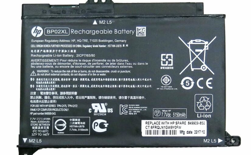 HP Pavilion 15-AU000NK - 2 Cell BP02XL HP original Laptop Notebook Battery-- MPN: BP02XL - Image 3