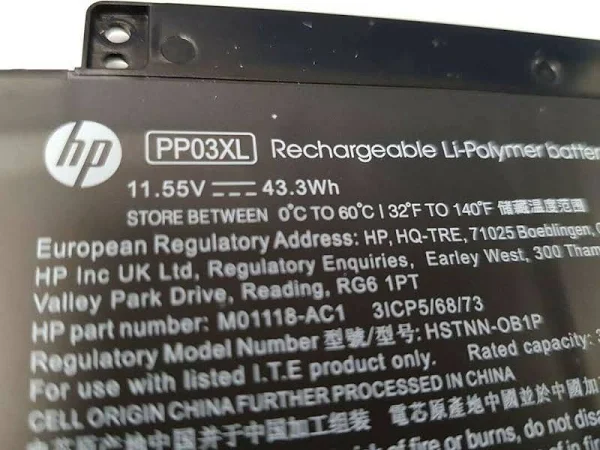 Genuine PP03XL PV03XL HP Pavilion 13-BB0005TU 14(14-DV000 ) HSTNN-DB9X Laptop Battery - Image 2