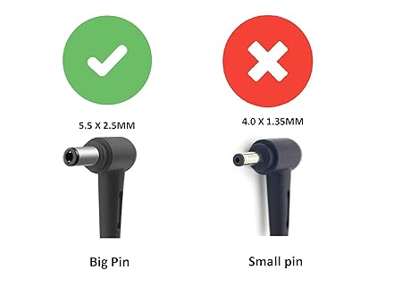 Original Asus 65W 5.5 * 2.5mm Laptop Adapter Compatible for Asus 19v 3.42a 65W Laptop Charger-- MPN: Asus 65W 5.5 * 2.5mm - Image 2